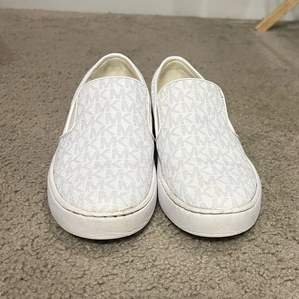 MICHAEL Michael Kors White Slip-On Shoes